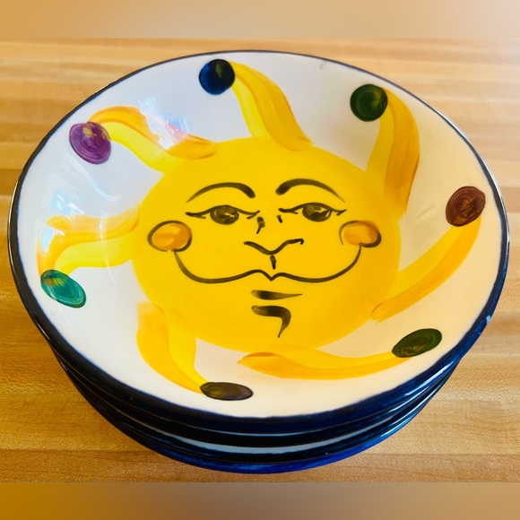 Vicki Carroll Set of 4 Cereal/Soup Bowls from 1994 EUC/VGUC - Picture 10 of 10